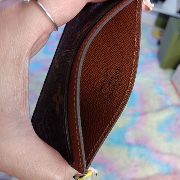 NIB New LOUIS VUITTON Wallet Reverse Monogram Leather Card Holder Wallet - Picture 7 of 9